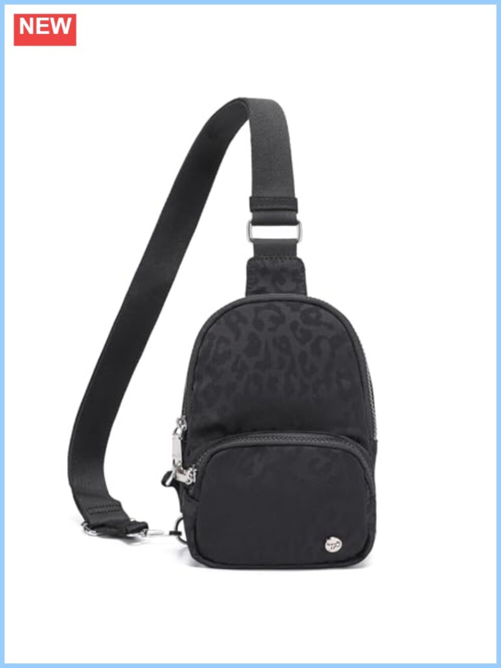 Mini Anti Theft Crossbody Sling Bag Lightweight RFID Nylon Travel Purse